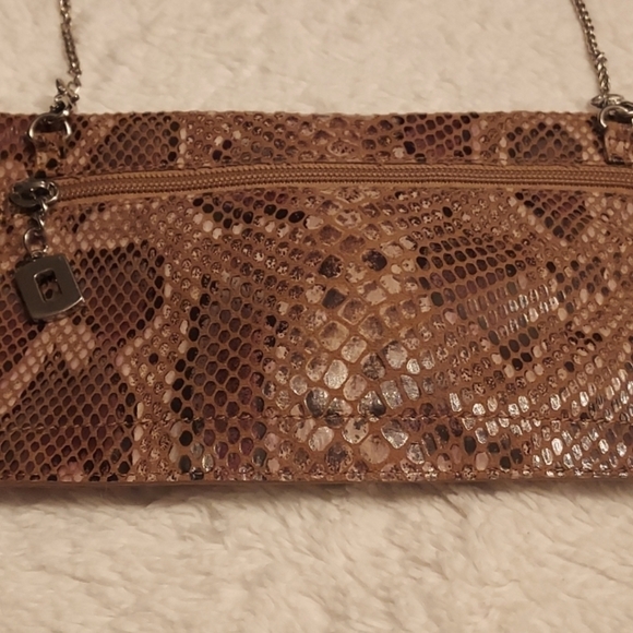 Sorial New New York Snake Skin Shoulder Bag / Clutch - Picture 3 of 6